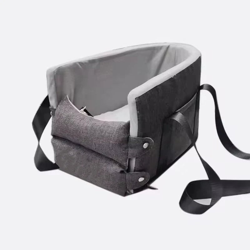 Portable Dog Car Seat Bed and Carrier for Small Dogs and Cats - Safety Travel Accessory