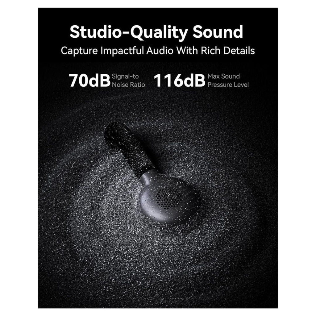 Lark M2S Combo Wireless Microphone System and up to 30 Hours of Battery Life (2.4 Ghz, Space Gray)