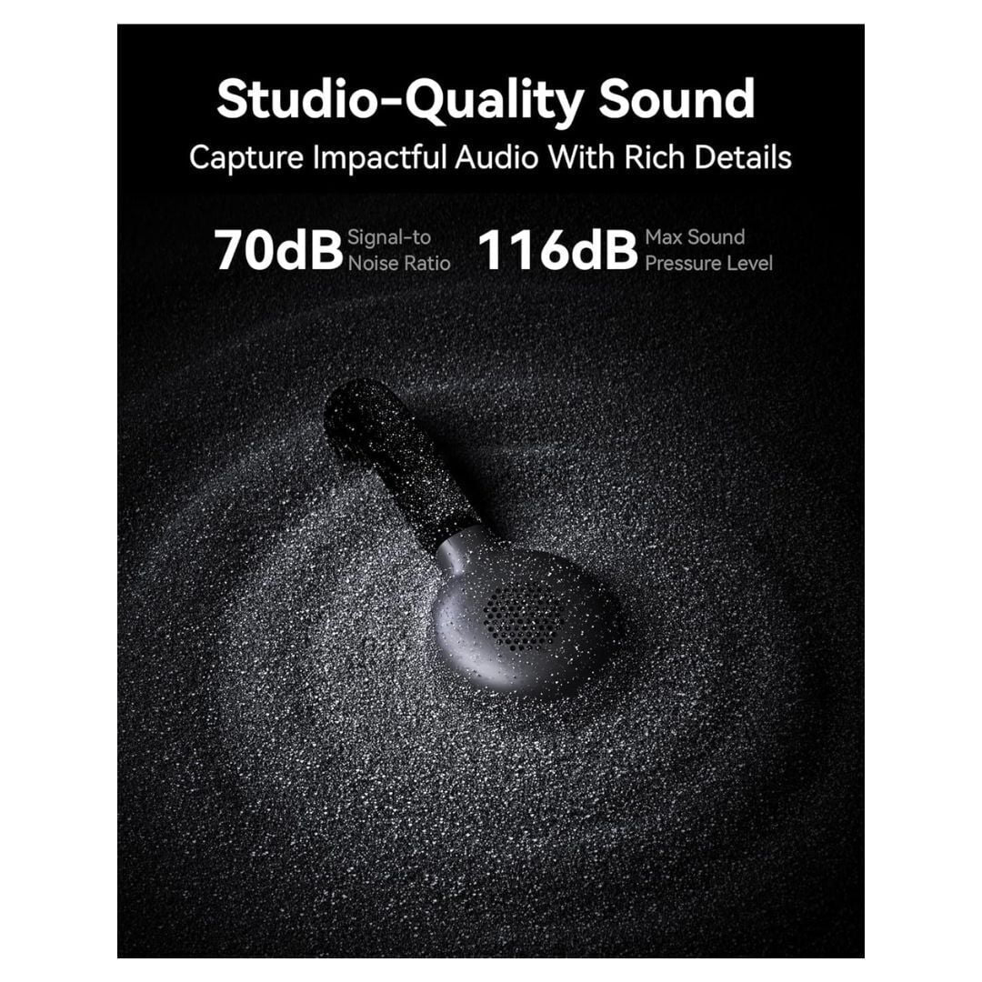 Lark M2S Combo Wireless Microphone System and up to 30 Hours of Battery Life (2.4 Ghz, Space Gray)